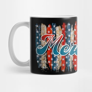 Retro Pattern Merlin 80s 90s Birthday Vintage Style Mug